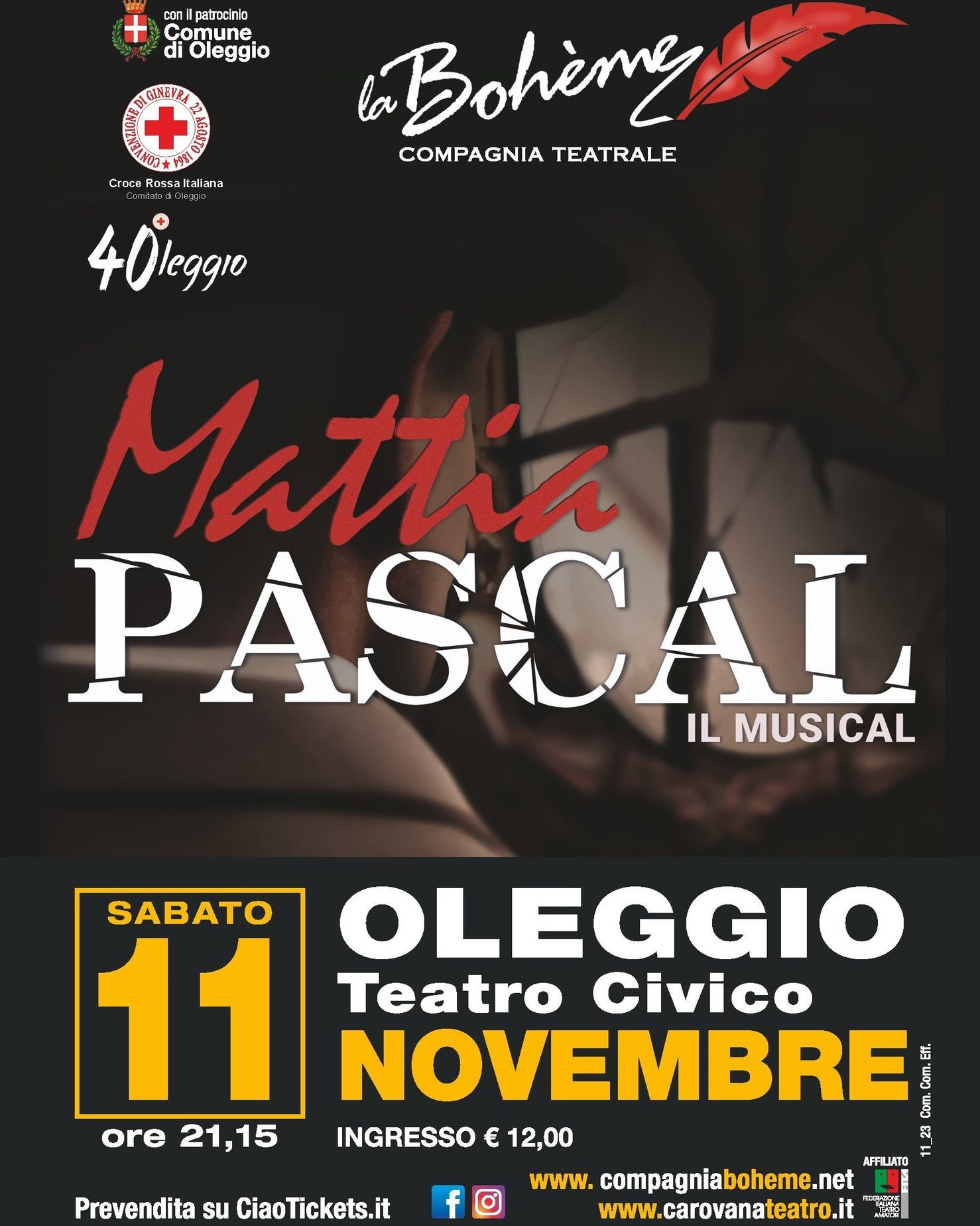 MATTIA PASCAL – IL MUSICAL