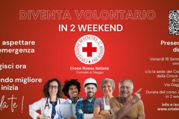 Diventa volontario in 2 weekend - Corso di Accesso CRI Oleggio, serata di presentazione 18 settembre 2026